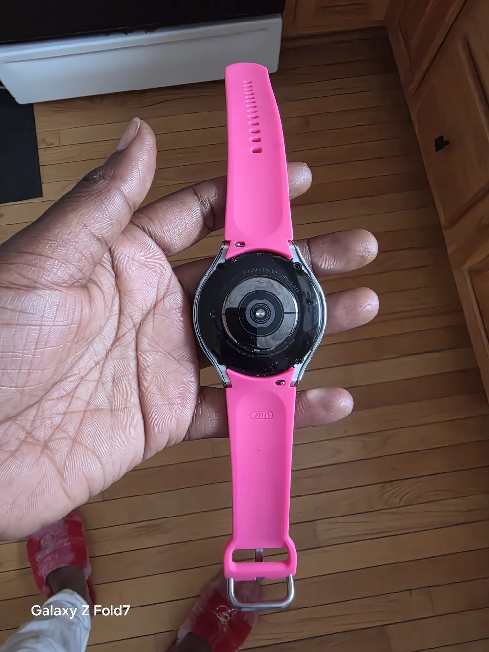 Samsung Galaxy Smartwatch with Pink Strap